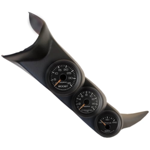 Auto Meter Factory Match Triple Pillar Gauge Kit EGT, Boost, Trans for 01-06 6.6L GM Duramax
