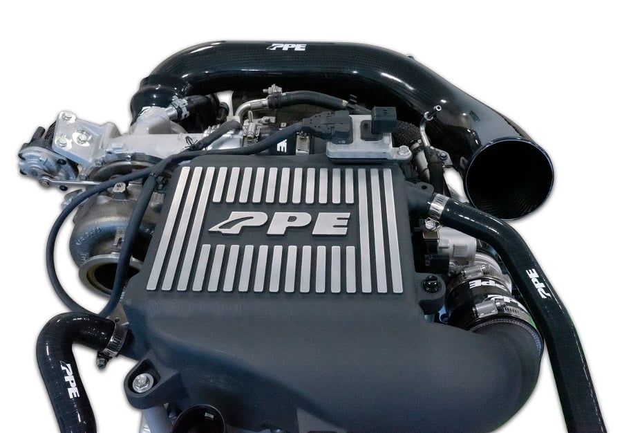 PPE Zilla Carbon Fiber Intake Tube for 20-25 GM 1500 3.0L Duramax LM2 and LZ0