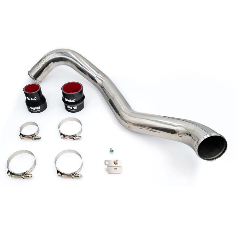 PPE Hot Side 3" Stainless Steel Intercooler Charge Pipe for 04.5-10 GM 6.6L Duramax