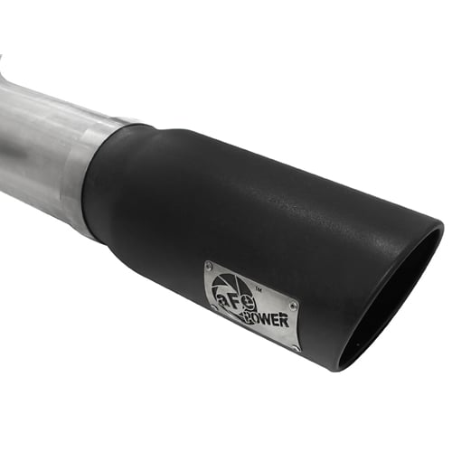 AFE Large Bore-HD Series 5" Stainless DPF Back Exhaust for 13-18 6.7L Cummins