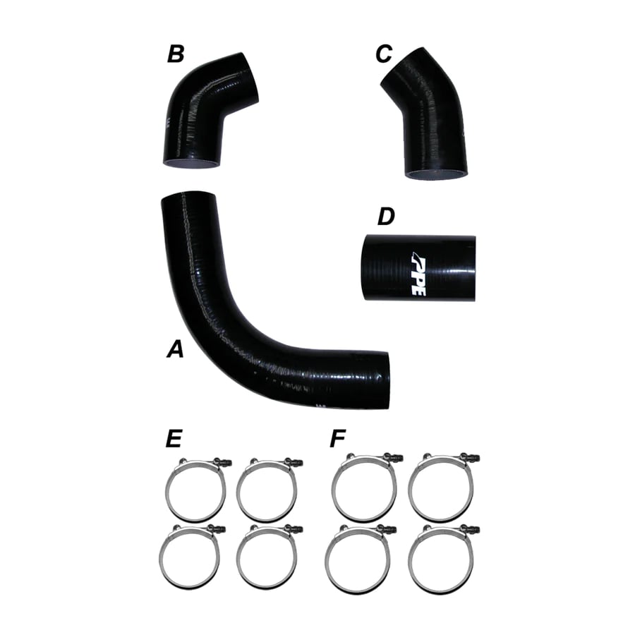 PPE Silicone Hose Kit for Intercooler for 01-16 6.6L GM Duramax