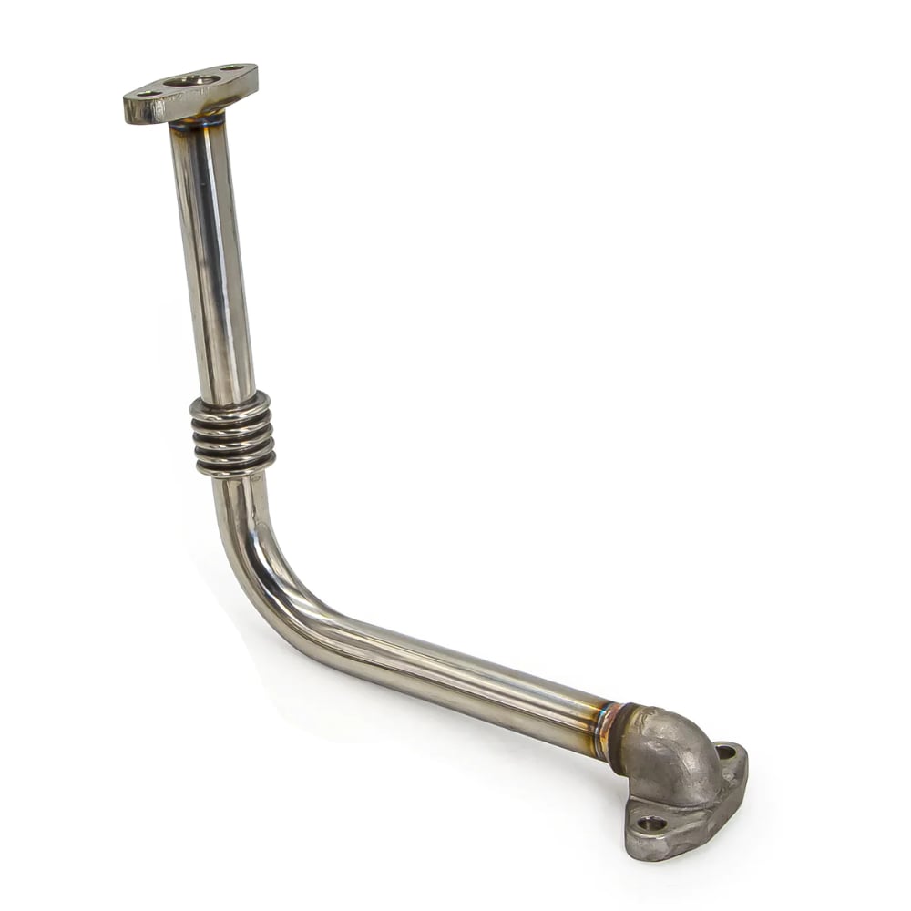 PPE Stainless Steel Turbo Oil Return Pipes for 01-10 GM 6.6L Duramax