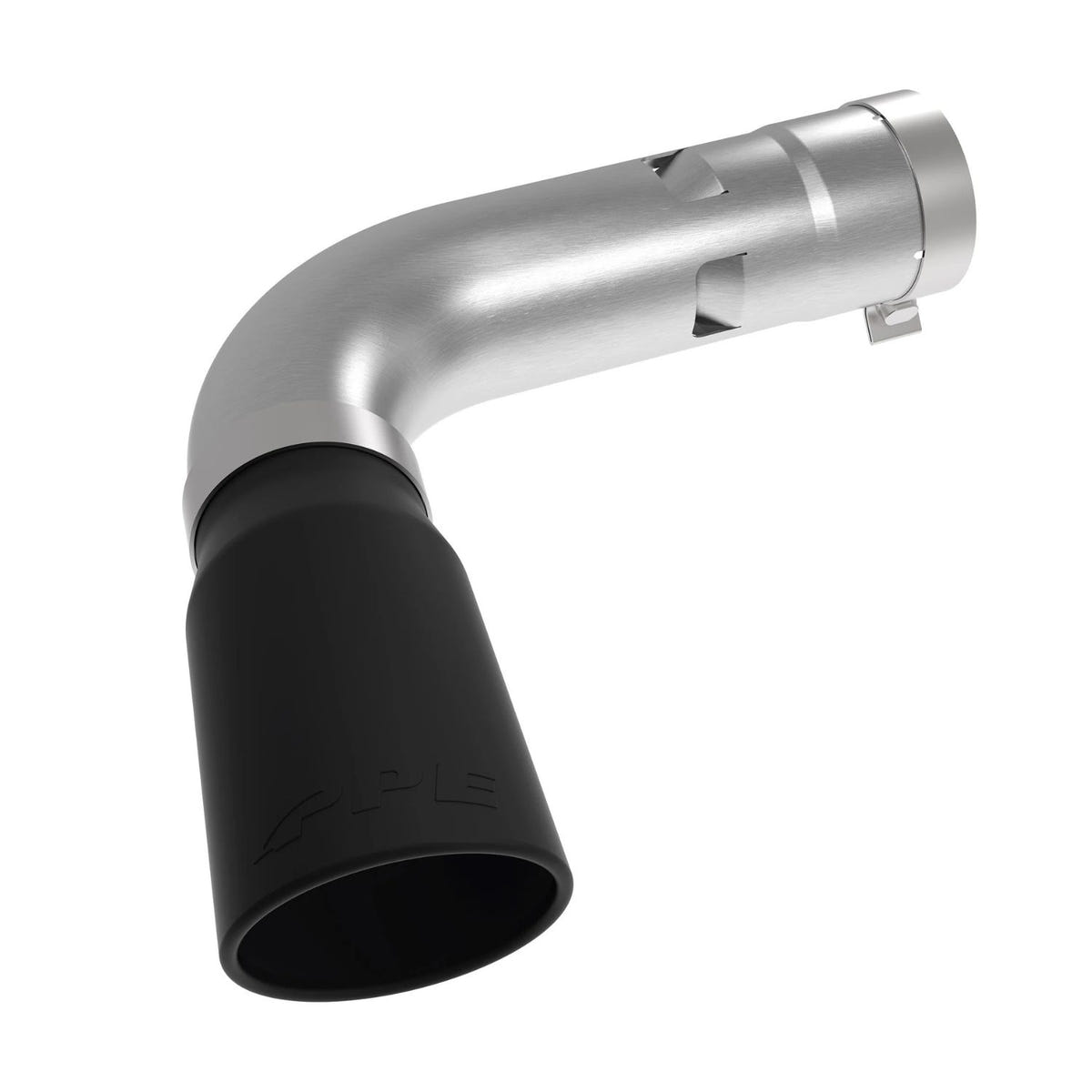 4 inch exhaust upgrade pipe with black ceramic tip for GM 6.6L Duramax