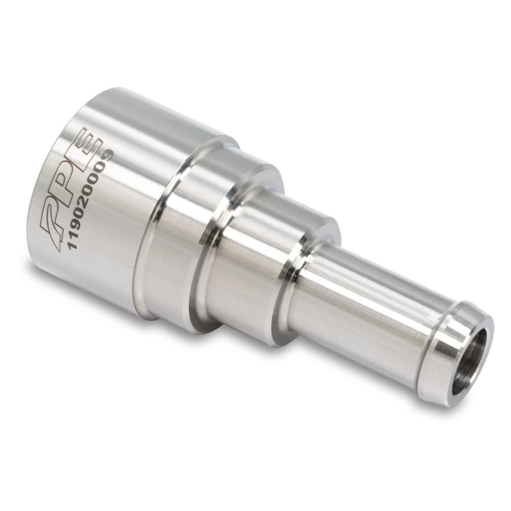 PPE Stainless Steel Heater Hose Connector for 01-16 GM 6.6L Duramax LB7 and LLY and LBZ and LMM and LML