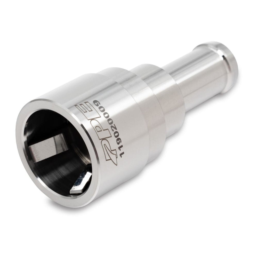 PPE Stainless Steel Heater Hose Connector for 01-16 GM 6.6L Duramax LB7 and LLY and LBZ and LMM and LML
