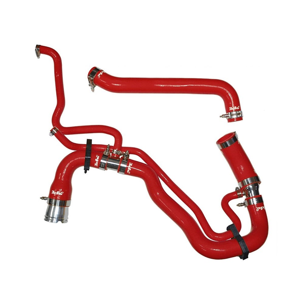 PPE Silicone Upper and Lower Coolant Hose Kit for 11-16 GM 6.6L Duramax