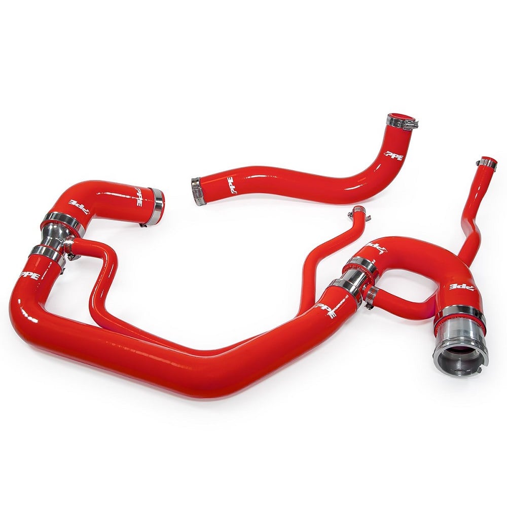 PPE Silicone Upper and Lower Coolant Hose Kit for 06-10 GM 6.6L Duramax