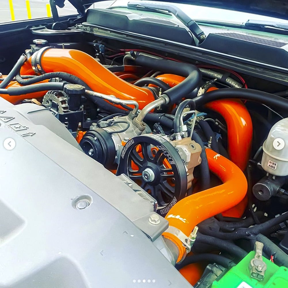 PPE Silicone Upper and Lower Coolant Hose Kit for 06-10 GM 6.6L Duramax