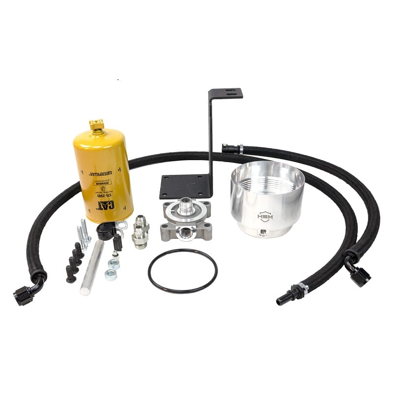 H&amp;S Motorsports Lower Fuel Filter Upgrade Kit for 11-16 Ford 6.7L Powerstroke