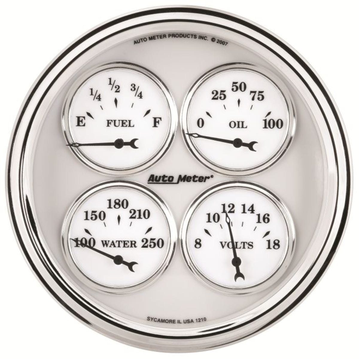 Auto Meter 5" Quad Gauge