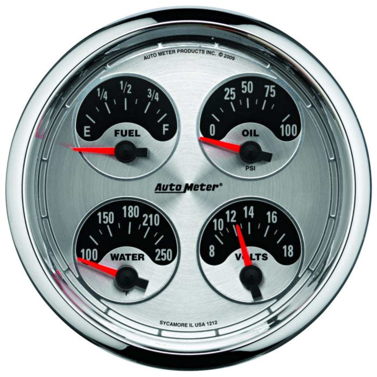 Auto Meter 5" Quad Gauge