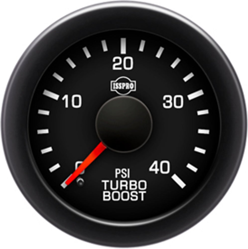 Isspro EV2 8-volt Mechanical Boost Gauge R12000-Style for 89-97 Dodge Cummins