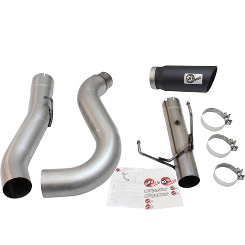 AFE ATLAS 5" Aluminized DPF Back Exhaust for 13-18 Ram 6.7L Cummins