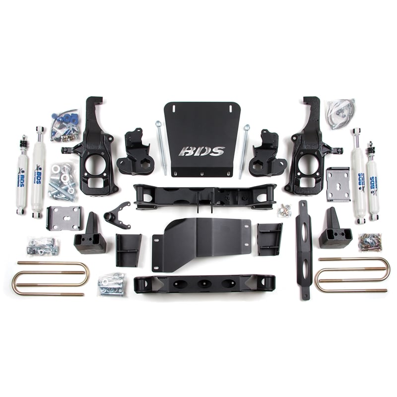 BDS Suspension 6.5" Lift Kit for 11-19 GM 2500HD and 3500