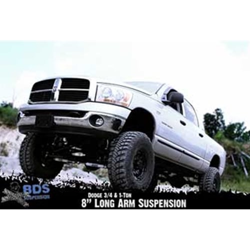 BDS Suspension 8" Long Arm Lift Kit 4" Axle for 09-13 Dodge Ram 2500 for 09-12 3500 4WD