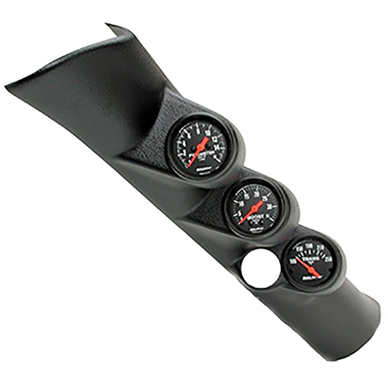 Auto Meter Triple Full Pillar Gauge Kit EGT, Boost, Trans for 98-02 Dodge Ram 5.9L Cummins
