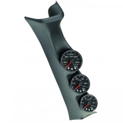 Auto Meter Spek Pro Triple Full Pillar Gauge Kit EGT, Boost, Trans for 08-10 6.4L Ford Powerstroke