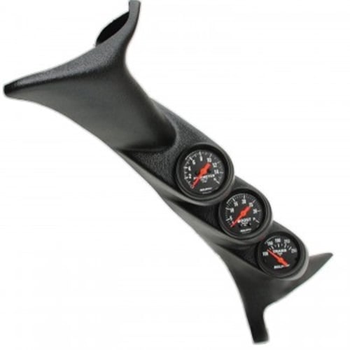 Auto Meter Triple Full Pillar Gauge Kit EGT, Boost, Trans for 99-07 6.0L 7.3L Ford Powerstroke