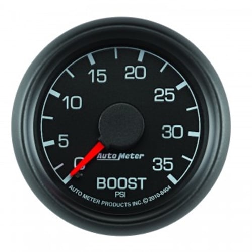 Auto Meter "Factory Match" Boost Gauge for 99-07 Ford Powerstroke and Fits Any Application