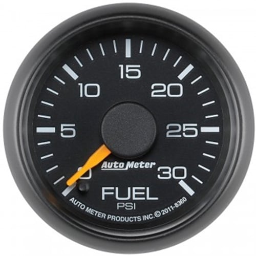Auto Meter "Factory Match" Fuel Pressure Gauge 0-30 PSI for 00-07 Chevy and Fits Any Application