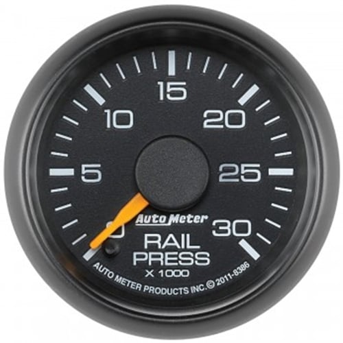 Auto Meter "Factory Match" Fuel Rail Pressure Gauge for 00-07 Chevy and Fits Any Application