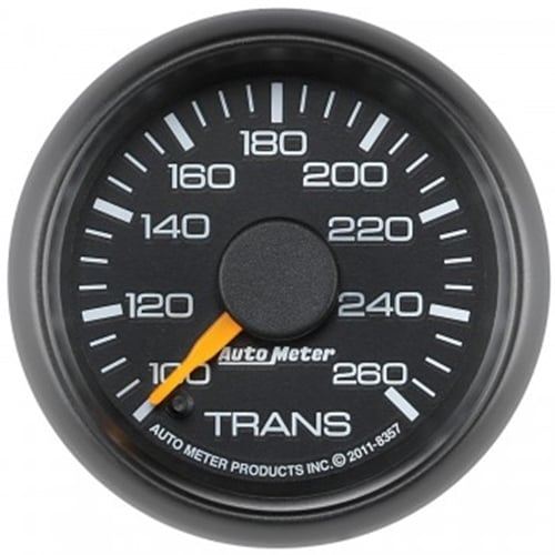 Auto Meter "Factory Match" Full Sweep Transmission Temperature Gauge for 01-07 6.6L GM Duramax
