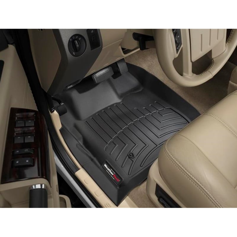 WeatherTech DigitalFit Floor Liner Set w and 2 Piece Front for 08-10 Ford SuperDuty Crew Cab