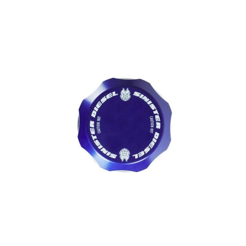 Sinister Diesel Coolant Reservoir Degas Cap for 01-16 GM 6.6L Duramax