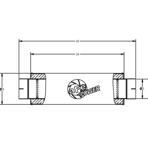 AFE Power MACH Force XP 5" Muffler