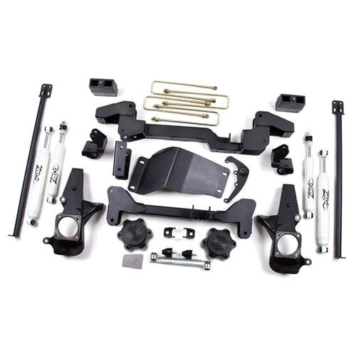 Zone Offroad 6" Suspension System for 01-10 GM 2500HD and 3500