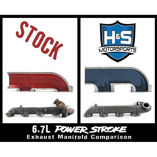 H&amp;S Motorsports 122007 SX E Turbo Kit 11 16 6.7L Ford Powerstroke