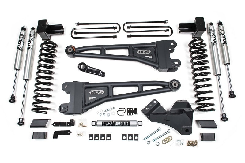 BDS Suspension 4" Radius Arm System 20 22 Ford 6.7L Powerstroke F250/350 4WD