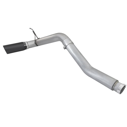 AFE ATLAS 5" Aluminized Exhaust w and Black Tip for 16-19 Nissan Titan XD 5.0L Cummins