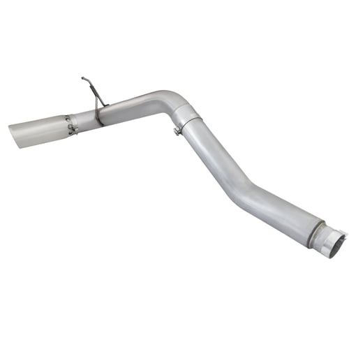 AFE ATLAS 5" Aluminized Exhaust w and Polished Tip for 16-19 Nissan Titan XD 5.0L Cummins