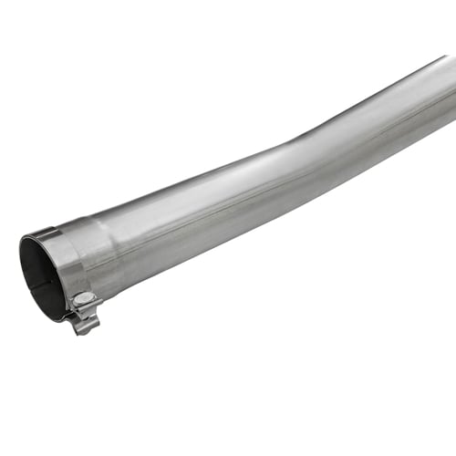 AFE ATLAS 4" Aluminized Exhaust w and Black Tip for 16-19 Nissan Titan XD 5.0L Cummins