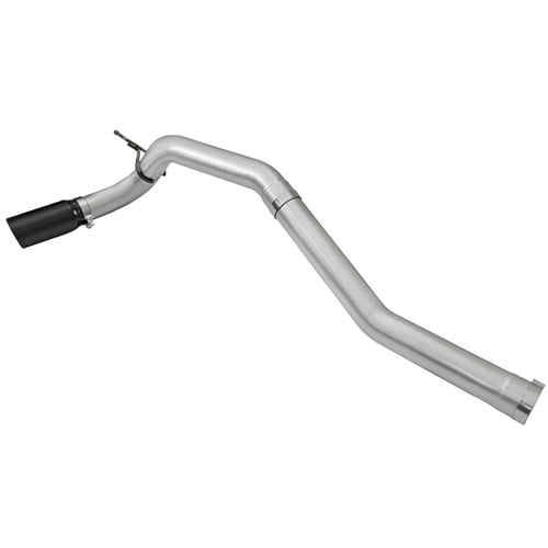 AFE Large Bore HD 4" Stainless Exhaust w and Black Tip for 16-19 Nissan Titan XD 5.0L Cummins