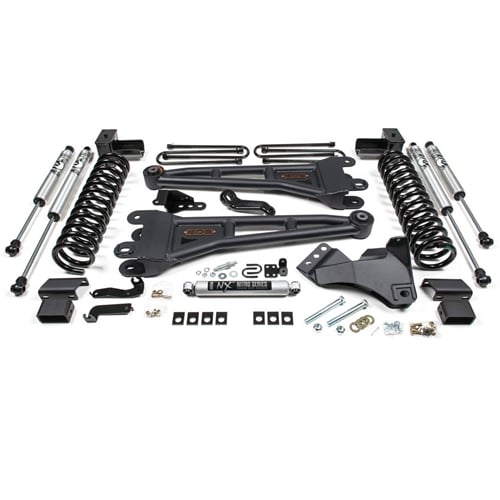 BDS Suspension 4" Lift Kit w/ Radius Arm 17 19 Ford 6.7L Powerstroke 4WD