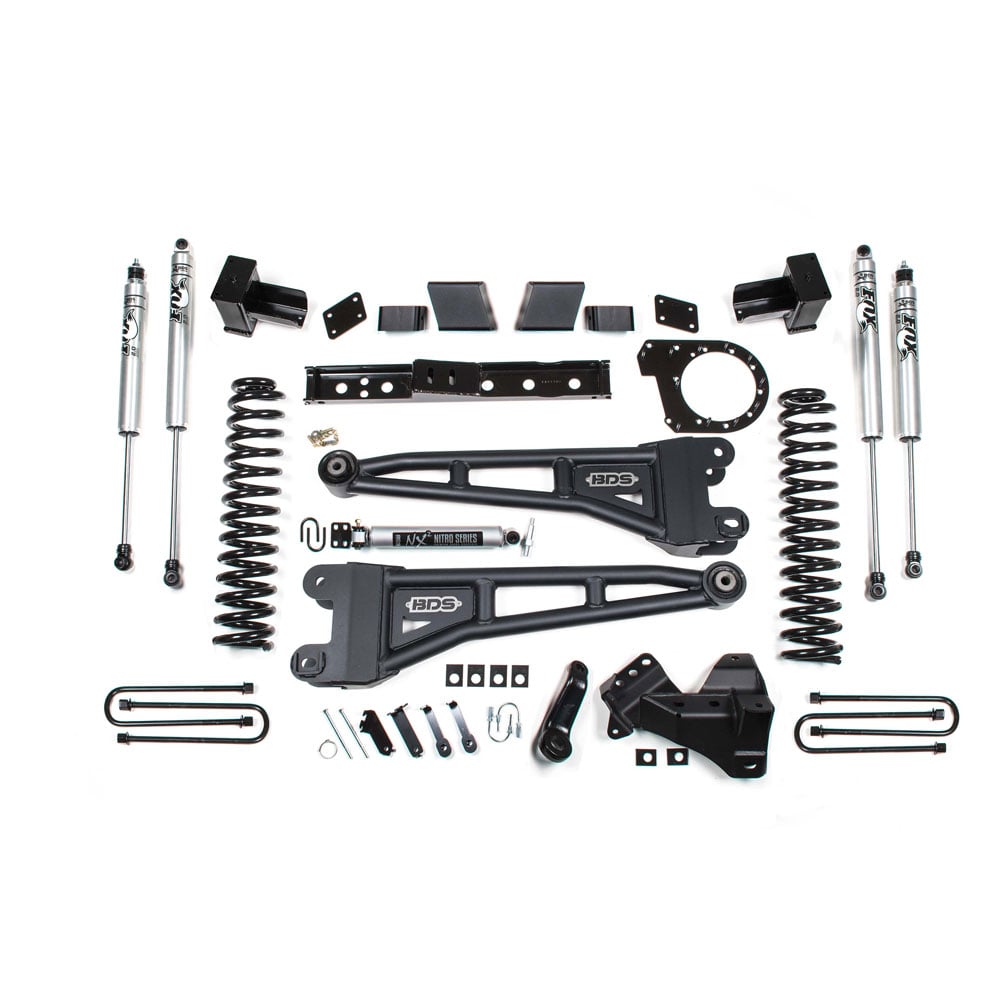 BDS Suspension 6" Radius Arm System for 20-22 Ford 6.7L Powerstroke F250 and 350 4WD