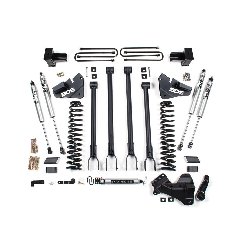 BDS Suspension 5" Lift 4-Link Suspension System for 20-22 Ford 6.7L Powerstroke F250 and 350 4WD