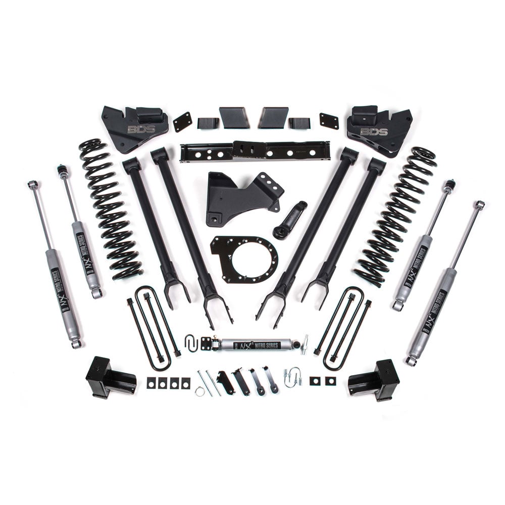 BDS Suspension 7" 4-Link System for 20-22 Ford 6.7L Powerstroke F250 and 350 4WD