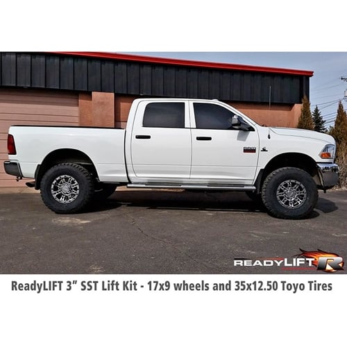 ReadyLIFT 69-1331 3" Front and 1" Rear SST Lift Kit for 13-18 Ram 3500