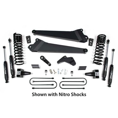 Zone Offroad D57 6.5" Radius Arm Suspension System for 13-18 Ram 3500 6.7L Cummins