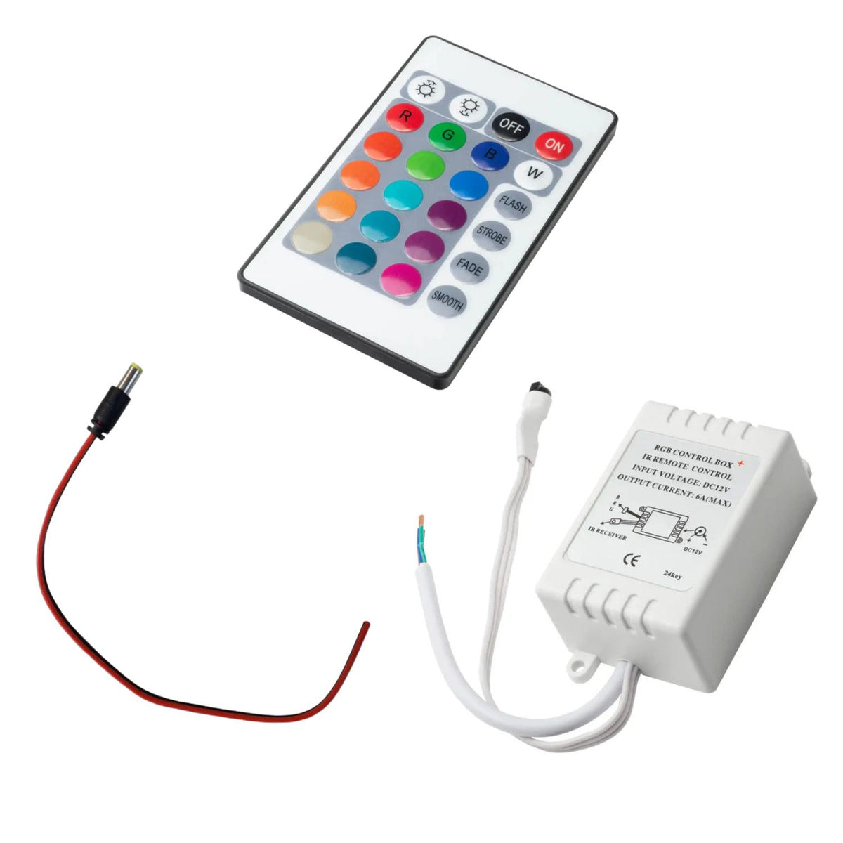 ORACLE Simple ColorSHIFT RGB Controller with wired remote for LED lighting control inside vehicle cabin