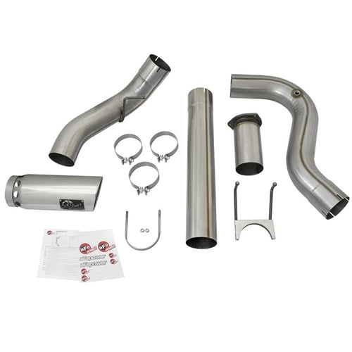 AFE ATLAS 5" Aluminized Exhaust for 17-25 Ford 6.7L Powerstroke