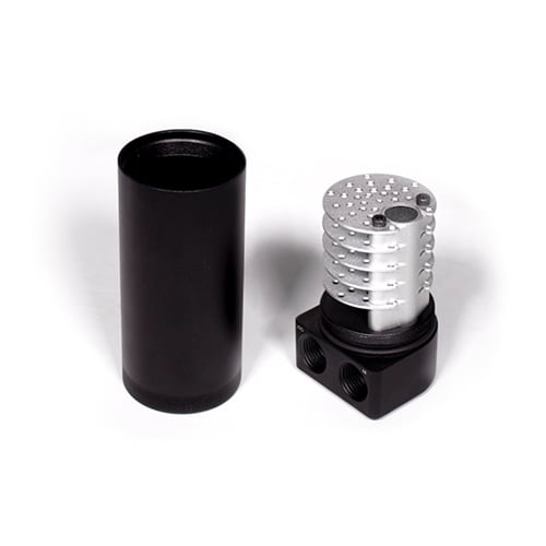 Mishimoto MMBCC-XD-16CBE Baffled Oil Catch Can 16-18 Nissan Titan