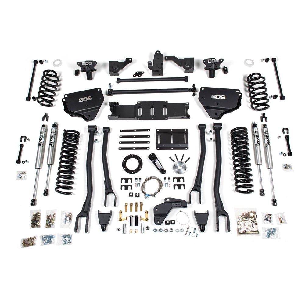 BDS Suspension 8" Long Arm Suspension for 14-18 Ram 6.7L Cummins 2500 w and Rear Coils