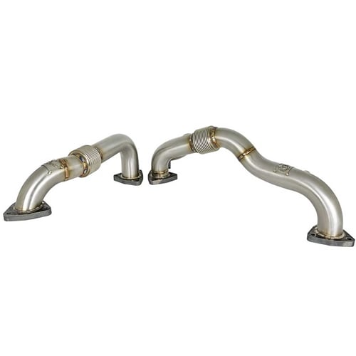 AFE Twisted Steel Headers Up-Pipes for 08-10 6.4L Ford Powerstroke