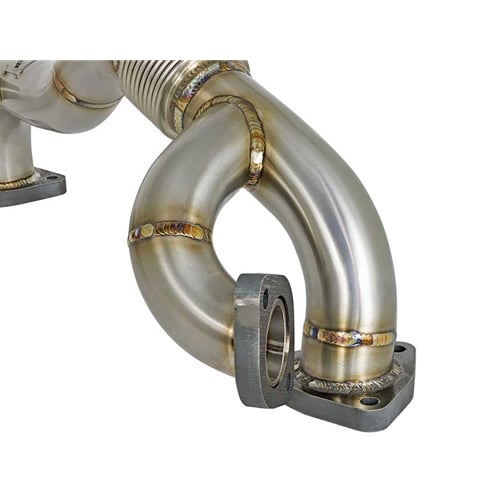 AFE Twisted Steel Headers Up-Pipes for 08-10 6.4L Ford Powerstroke