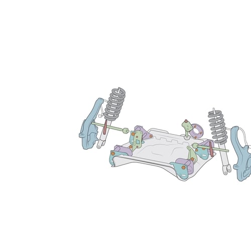 AEV 4" DualSport SC Suspension System for 13-18 Ram 1500 4WD