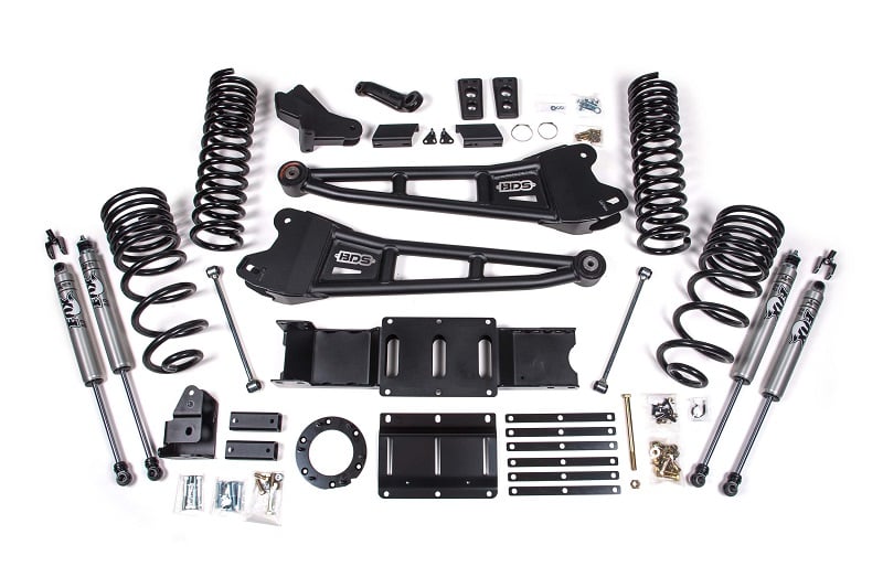 BDS Suspension 4" Radius Arm Suspension System 19 24 Ram 6.7L Cummins 2500